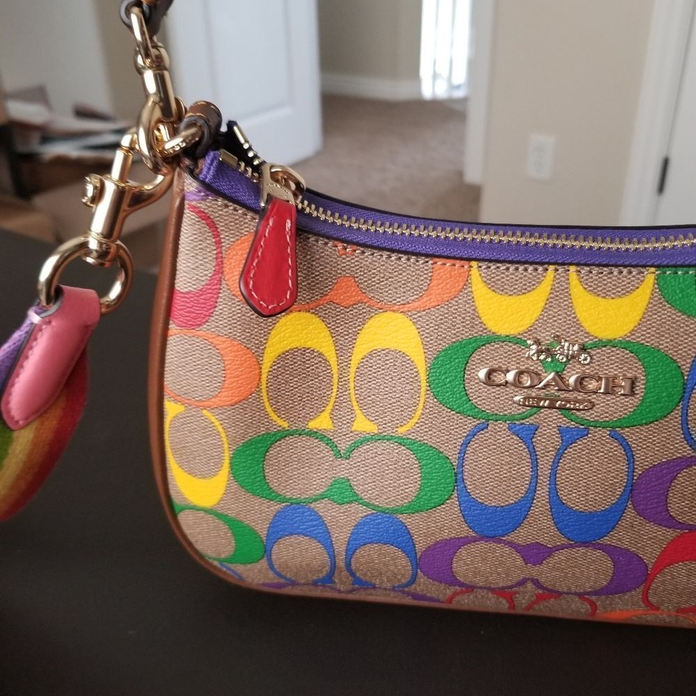 Coach Teri Crossbody in Rainbow - Picture 4 of 8